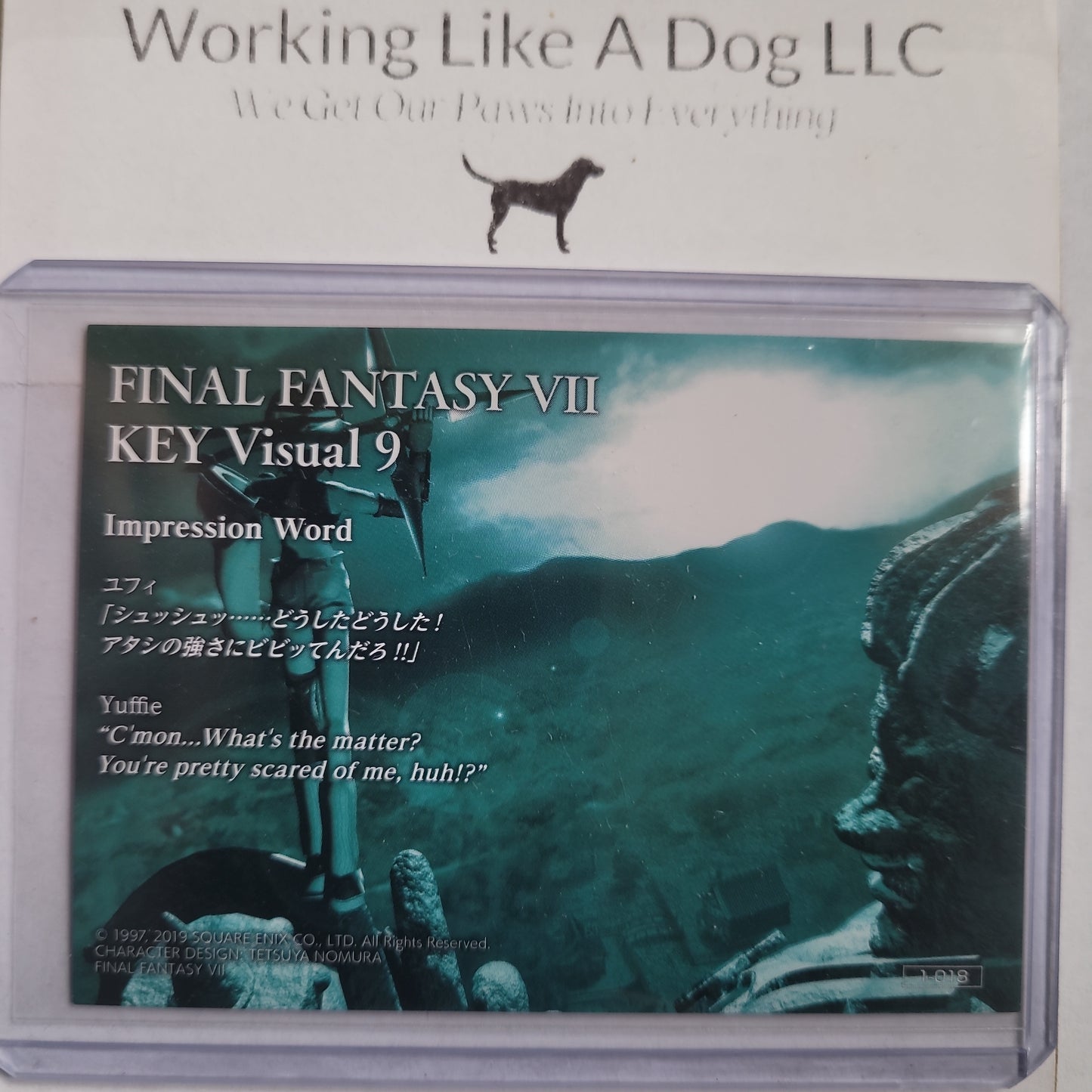 Final Fantasy VII Individual Trading Cards KEY Visual 9 1-018