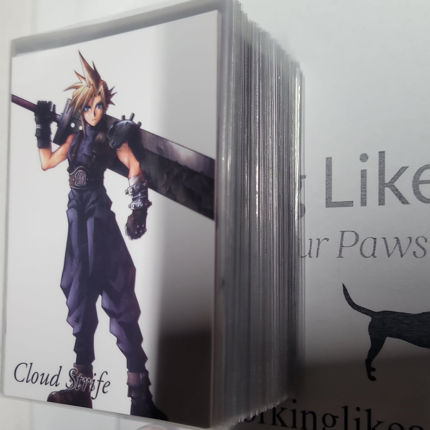 Final Fantasy VII Individual Trading Cards Complete Base Set W/ 3 Variants