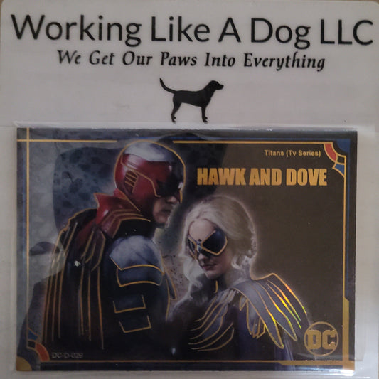 DCEU Trading Card Hawk and Dove DC-D-029