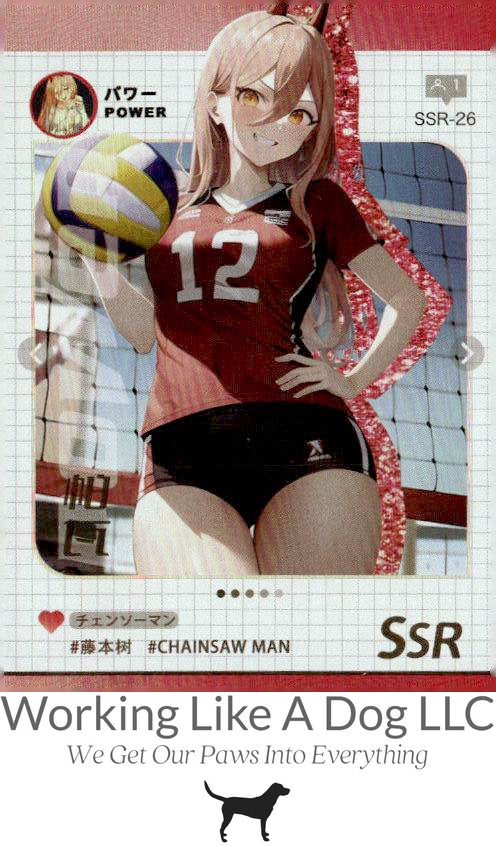 Chainsaw Man trading card #SSR-26 Power