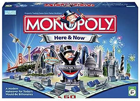 Monopoly Here & Now Limited Edition Board Game (Refurbished)