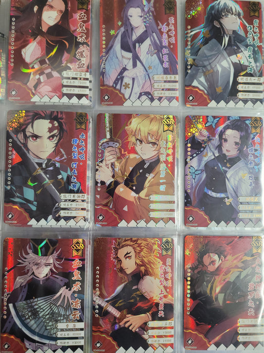 Demon Slayer Trading Card Little Dino Tin 12 Card Complete SSR Set